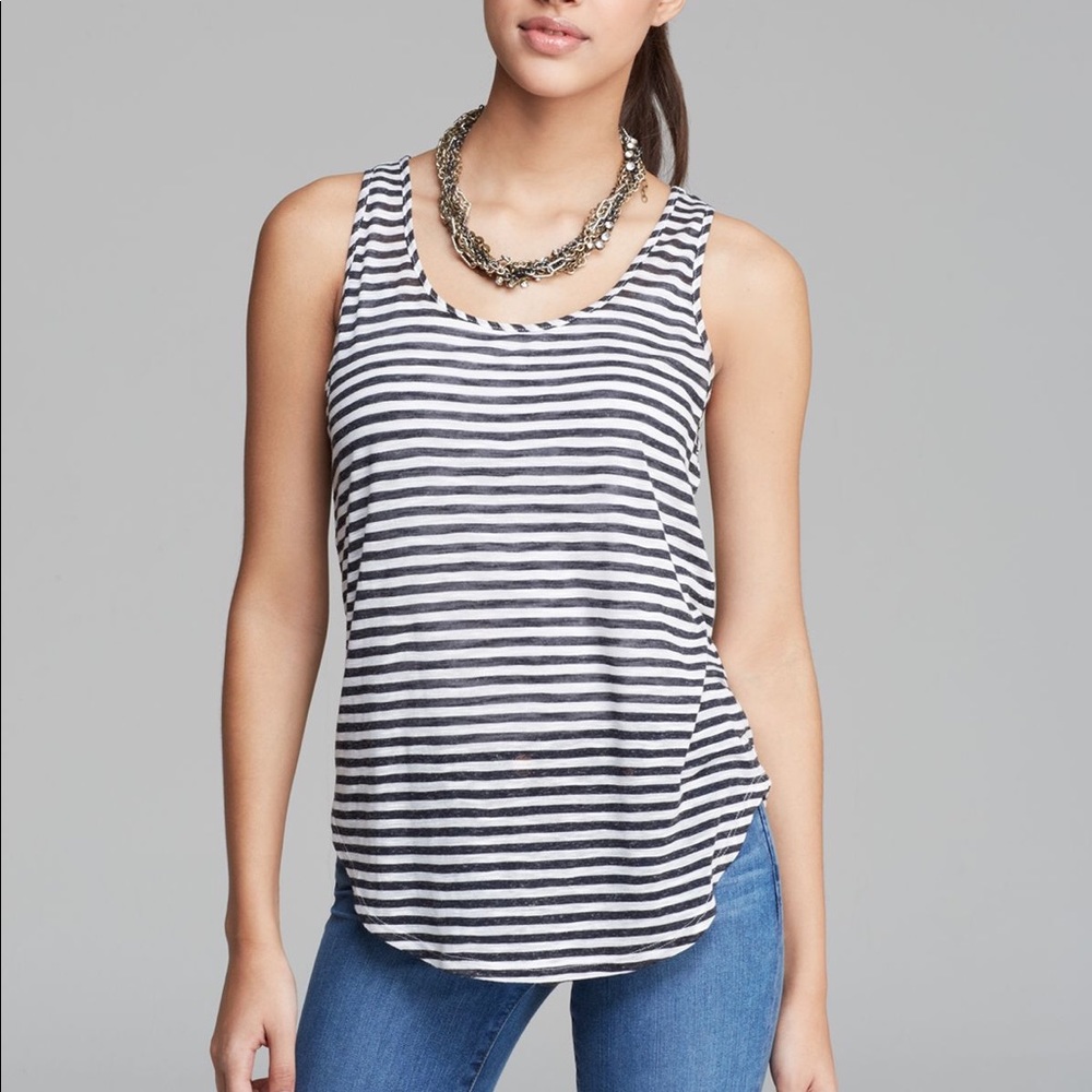 J Brand Tank Top - Bell Shore Stripe Shirt